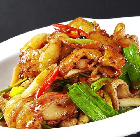 青椒蒜苗回锅肉