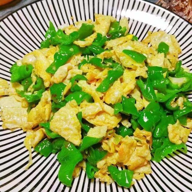 青椒炒蛋