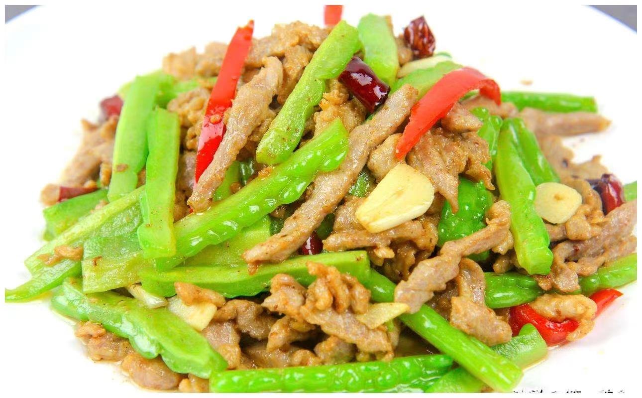 苦瓜炒肉丝