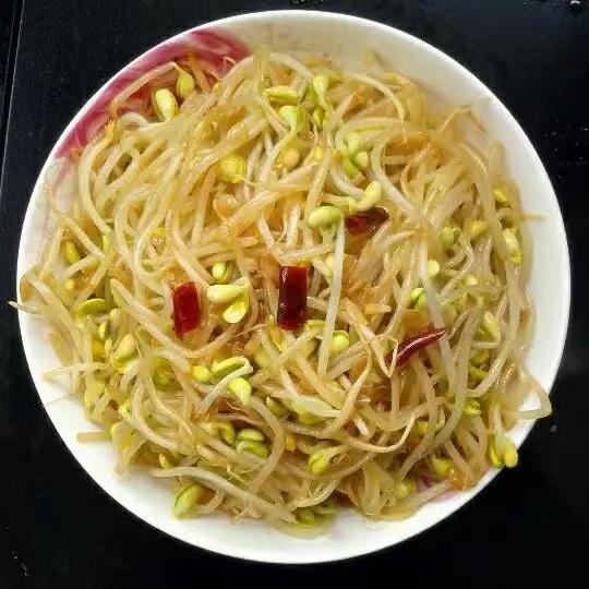 炒黄豆芽